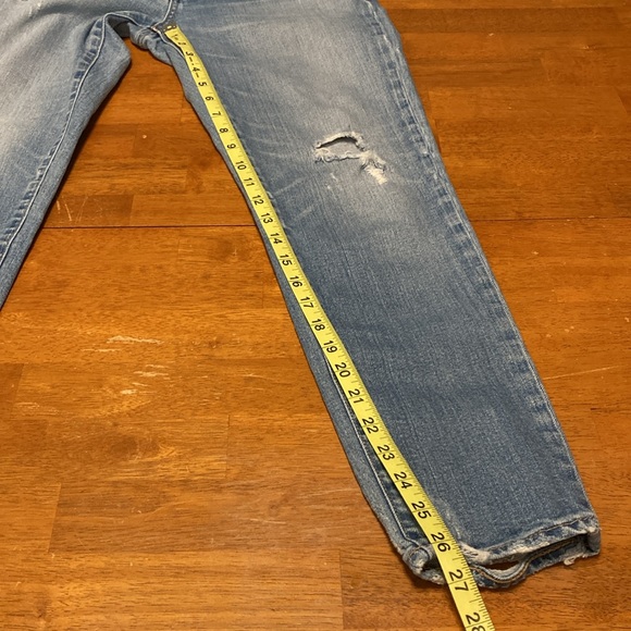 Moussy Vintage x Revolve Womens Gleedsville Skinny Light Blue Ripped Jeans - Picture 13 of 14